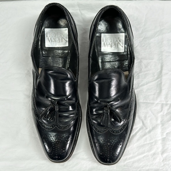 Lloyd & Martin Wing Tip Tassle Dress Leather Shoes, 13A - Picture 3 of 10
